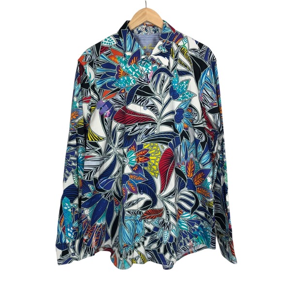 Robert Graham Other - Robert Graham ISLEY Classic Fit Button Up Shirt Mens 2XL Multicolor Floral RARE